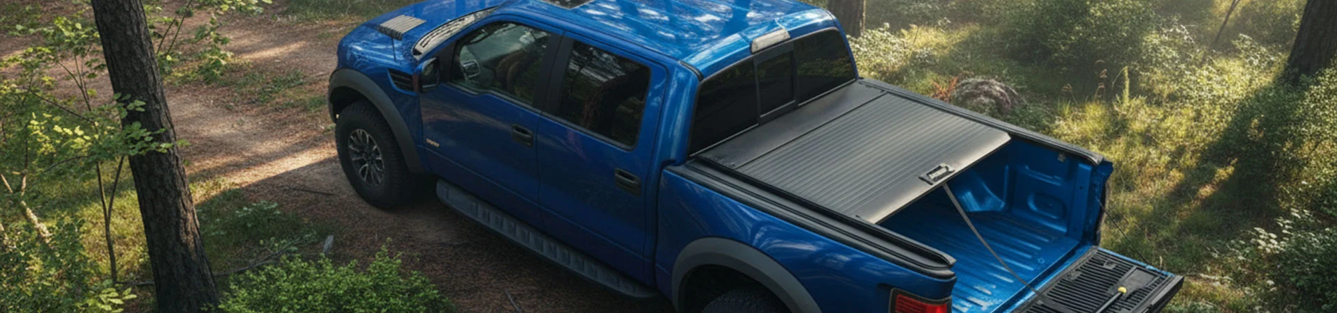 Couvre-tonneau rétractable manuel en aluminium dur