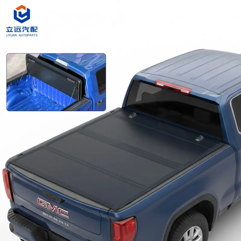 Pourquoi choisir un couvre-tonneau rigide à profil bas et pliable en quatre pour GMC ?