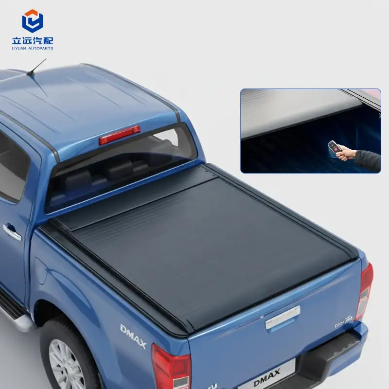 Couvre-tonneau rétractable électrique en aluminium dur pour Isuzu
