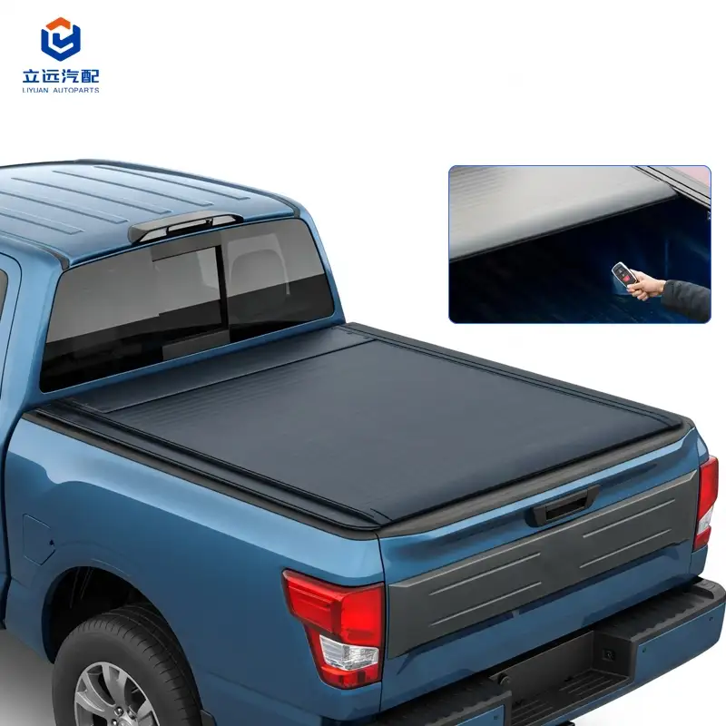 Couvre-tonneau rétractable électrique en aluminium dur, pour Nissan Mitsubishi