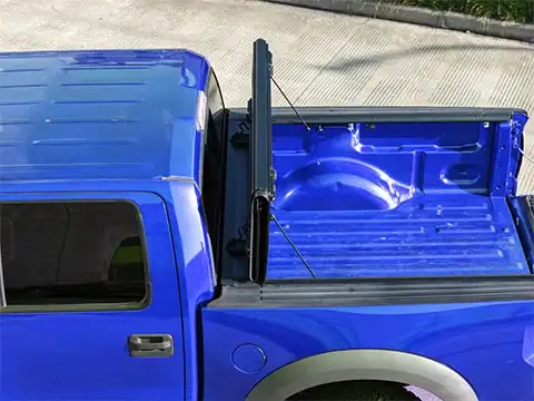 Low Profile Hard Quad Fold Tonneau Cover For Toyota