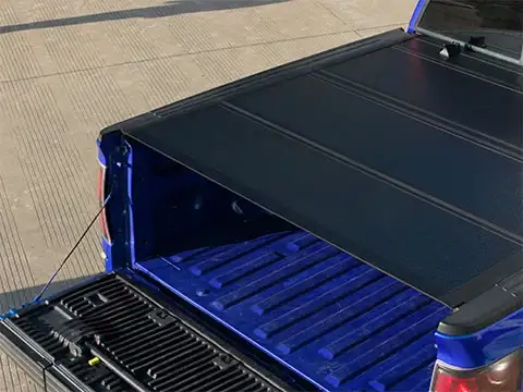 Low Profile Hard Quad Fold Tonneau Cover For Toyota