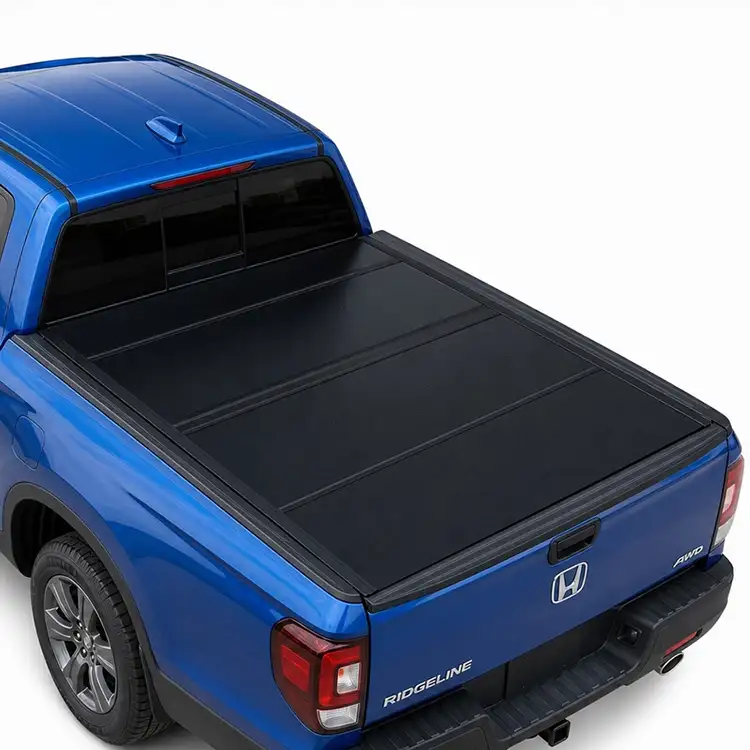 Couvre-tonneau rigide à profil bas à quatre volets pour Honda Ridgeline