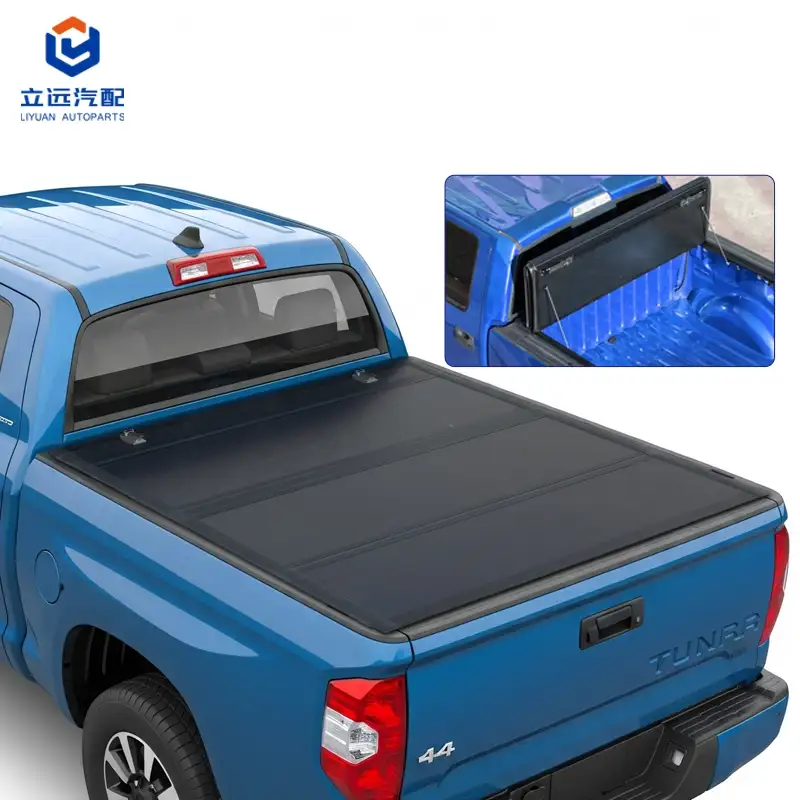 Couvre-tonneau rigide à profil bas à quatre volets pour Toyota