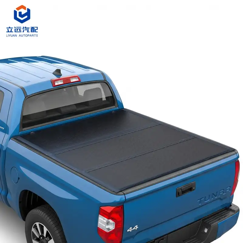 Couvre-tonneau rigide à trois volets à profil bas pour Toyota