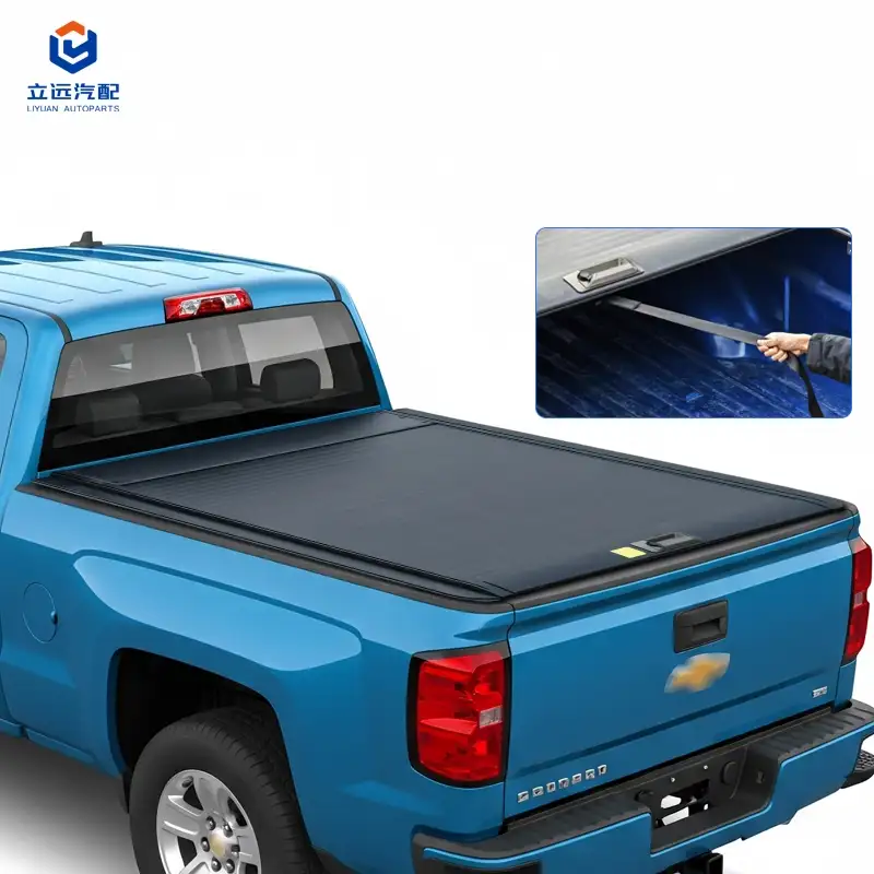 Couvre-tonneau rétractable manuel en aluminium dur pour Chevrolet Dodge