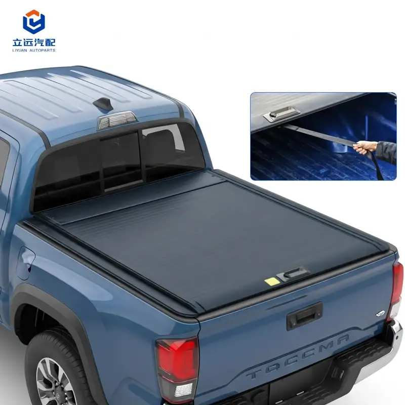 Couvre-tonneau rétractable manuel en aluminium dur pour Toyota