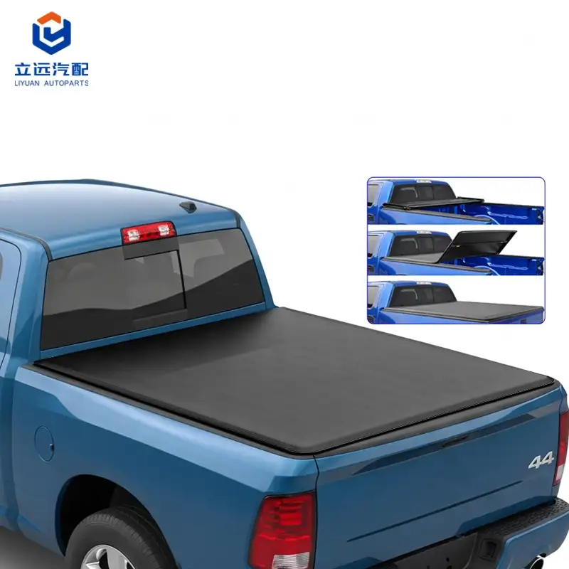Couvre-tonneau à trois volets en vinyle souple pour Dodge
